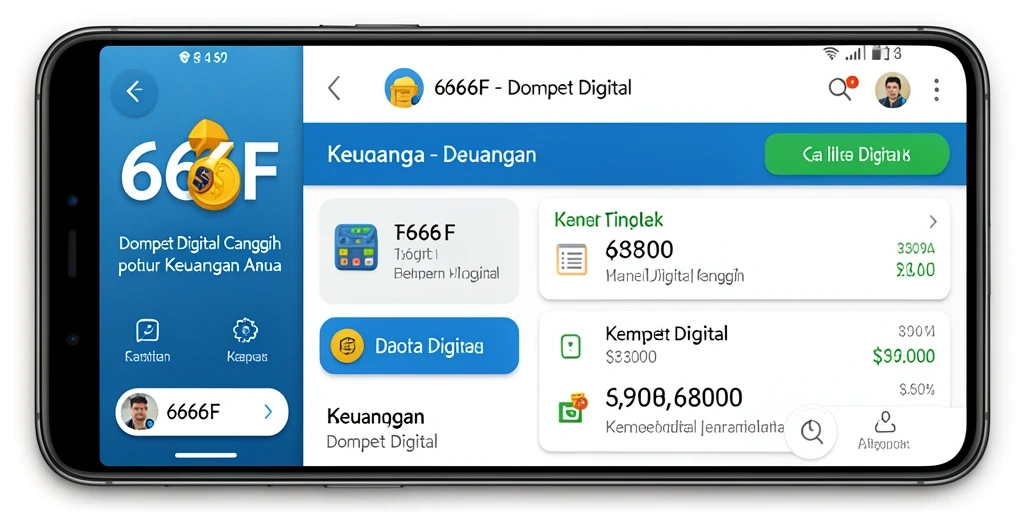 Tampilan antarmuka 666F yang menarik dan mudah digunakan.
