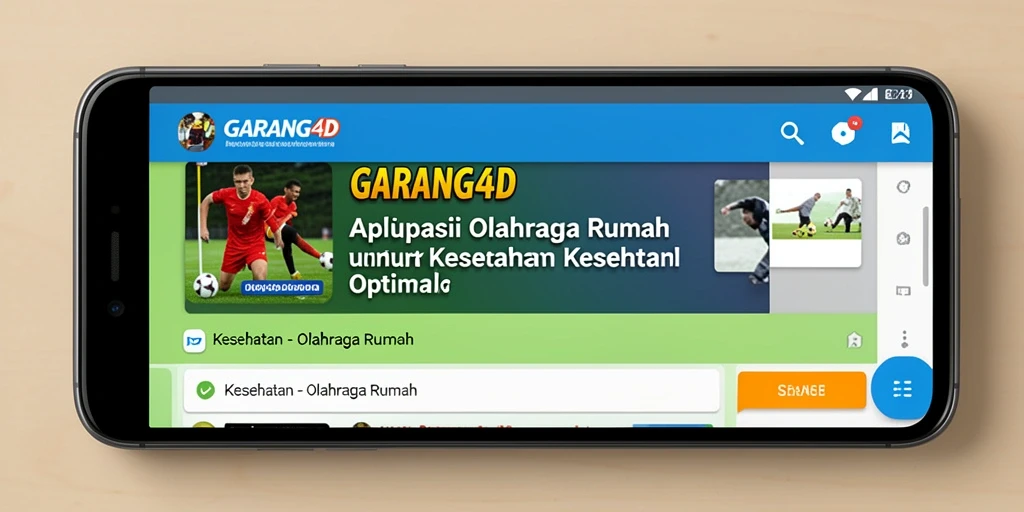 Tampilan antarmuka aplikasi GARANG4D yang menarik dan mudah digunakan.