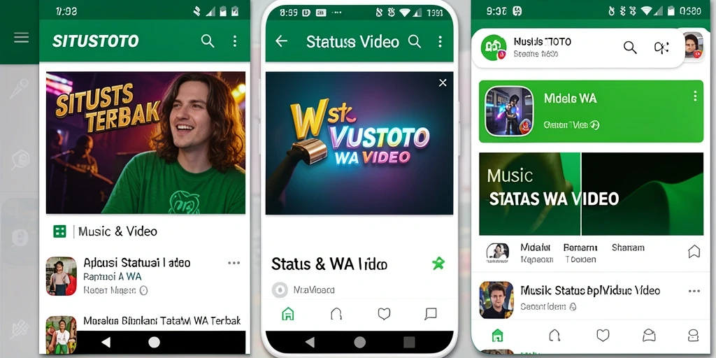 Tampilan antarmuka SITUSTOTO yang menarik untuk mengelola status video.