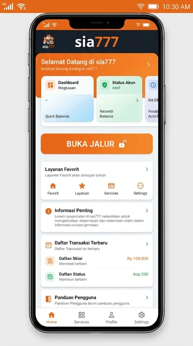 Tampilan link alternatif sia777